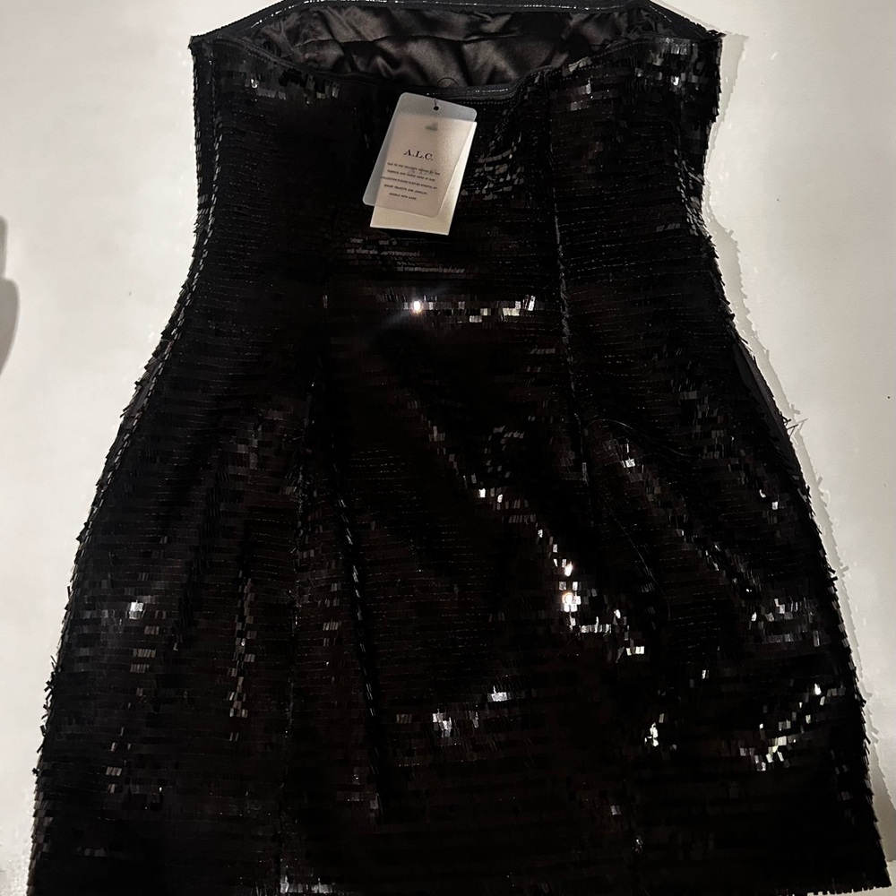 A.L.C. Black Strapless Sheath Dress for Cocktail - Picture 3 of 6